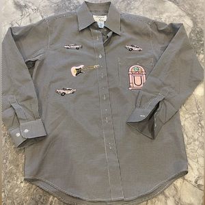 Fabrizio by Arica small 50’s theme shirt